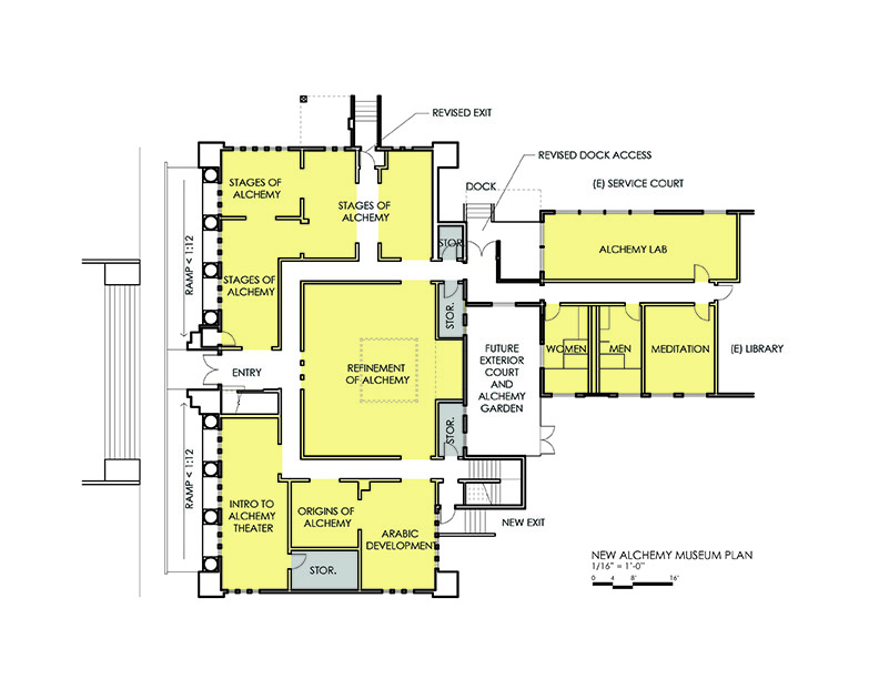 Alchemy Museum floor plan